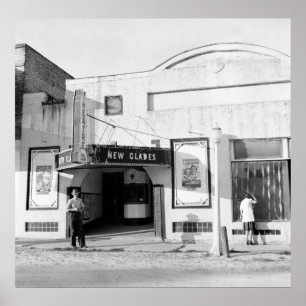 Old Movie Theater, 1939 Poster