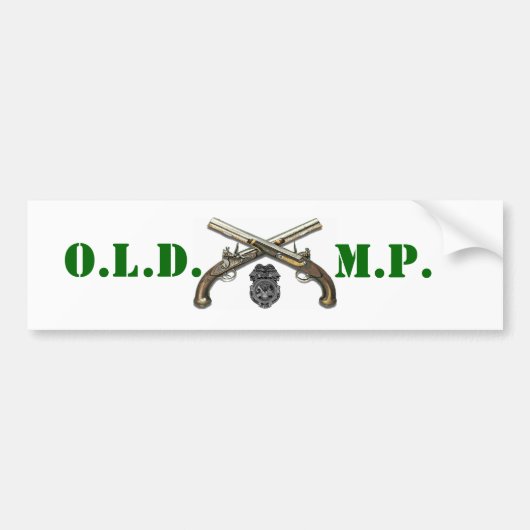 Old MP Bumpersticker (Voorkant)