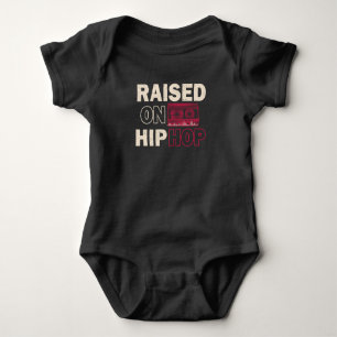 Old Music Rap Childhood  Hip Hop Bass Romper
