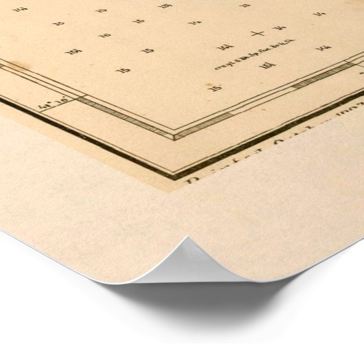 Old Nantucket & Cape Cod Map (1893) Poster (Hoek)