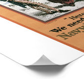 Old Navy Recruiting Poster circa 1917 (Coin)