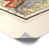 Old New England States Map (1920) Poster (Hoek)