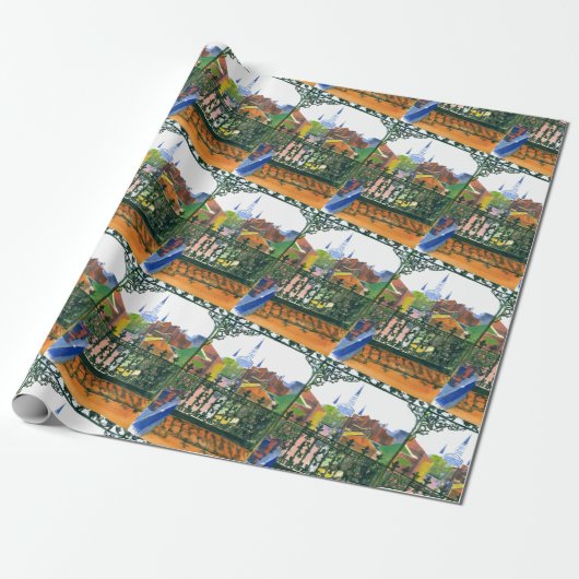 Old New Orleans, Cadeaupapier (Uitgerold)