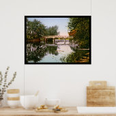 Old North Bridge Concord, MA 1900 Poster (Keuken)