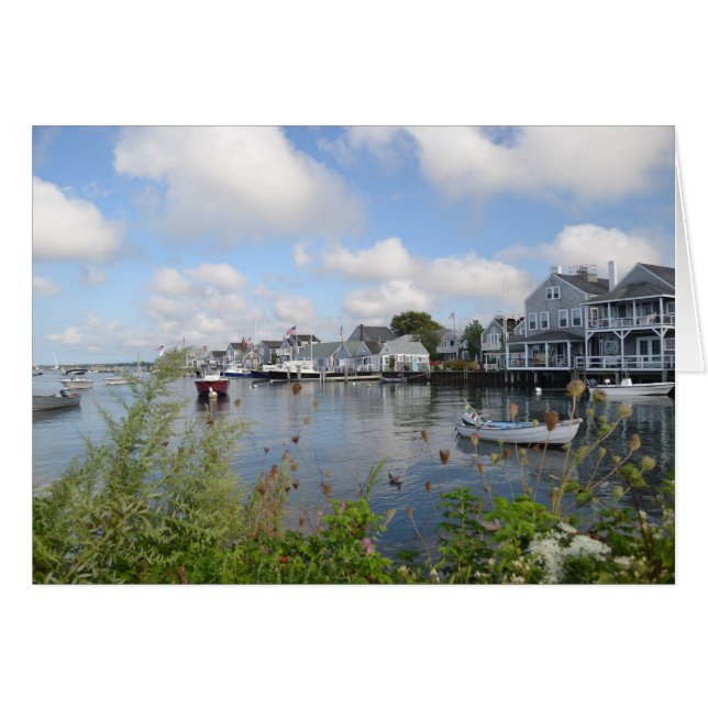 Old North Wharf Card (Voorkant Horizontaal)