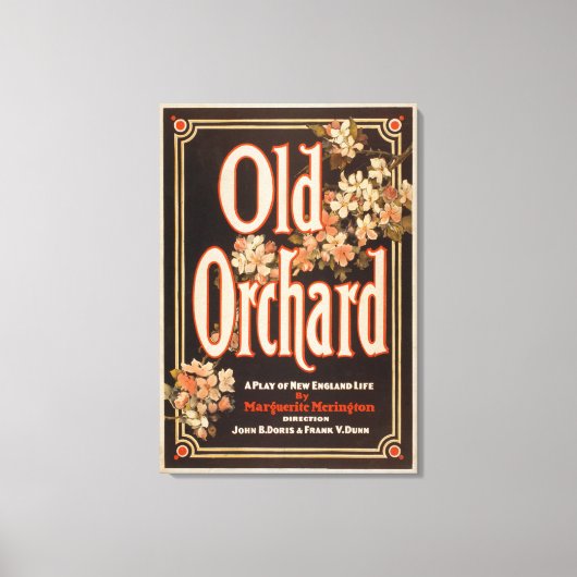 Old Orchard a Play of New England Life Poster Canvas Afdruk (Voorkant)