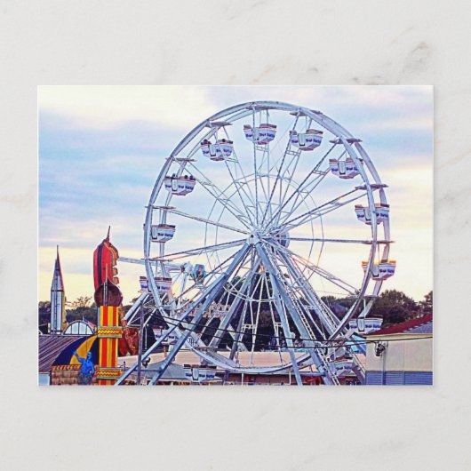 Old Orchard Beach Ferris Wheel New England Briefkaart (Voorkant)