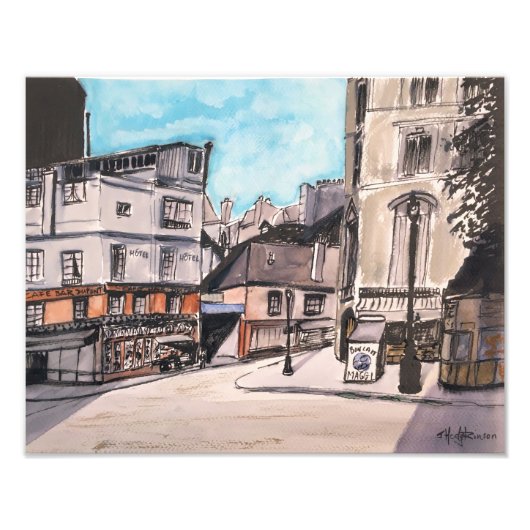 Old Paris - Photo Print Foto Afdruk (Voorkant)