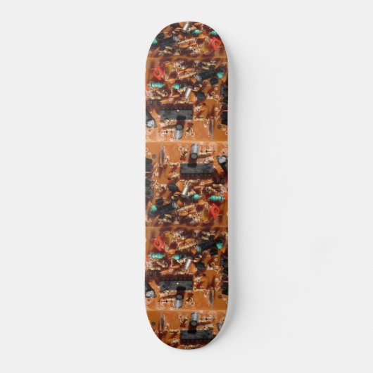 Old PC Board Skateboard (Voorkant)