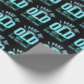 Old People Joke Men Cadeaupapier (Hoek)