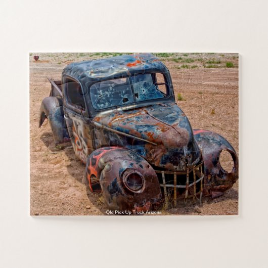 Old Pick Up Truck Arizona Legpuzzel (Horizontaal)