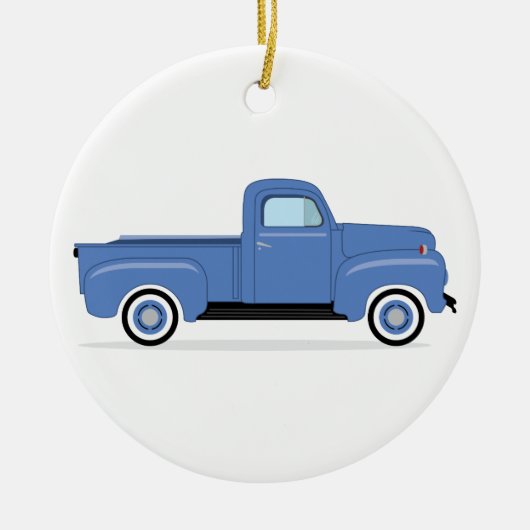 Old Pickup Truck Keramisch Ornament (Voorkant)