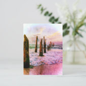 Old Pier Ocean Uitzicht Briefkaart (Staand voorkant)