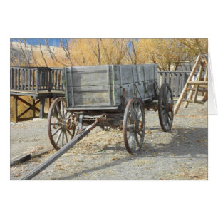 Old Pioneer Wagon Note Kaart