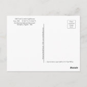 Old Point Comfort Lighthouse - Hampton, Virginia Briefkaart (Achterkant)