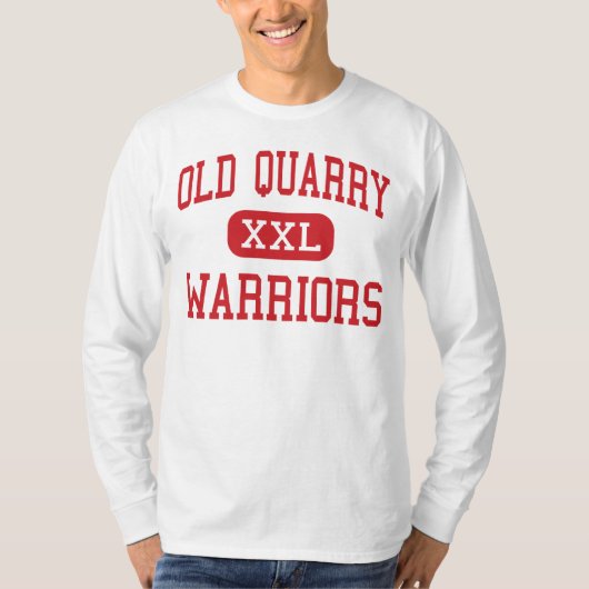 Old Quarry - Warriors - Middle - Lemont Illinois T-shirt (Voorkant)