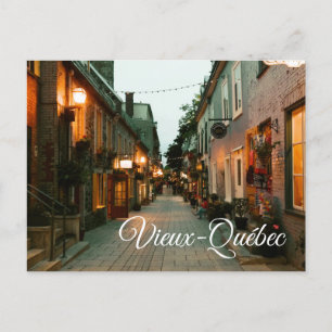 Old Quebec, Canada Briefkaart