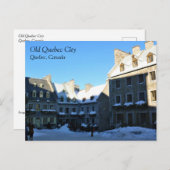 Old Quebec City, Quebec, Canada Briefkaart (Voorkant / Achterkant)