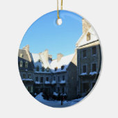 Old Quebec City, Quebec, Canada Keramisch Ornament (Links)