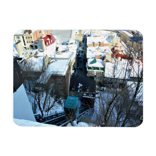 Old Quebec City, Quebec, Canada Magneet (Horizontaal)