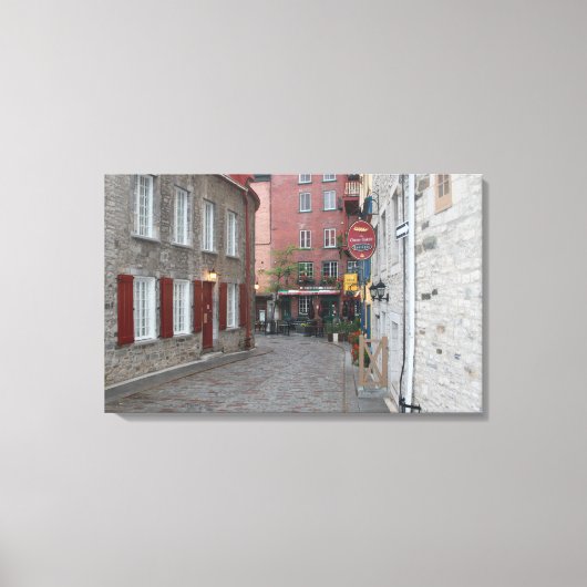 Old Quebec - Kleur Canvas Afdruk (Voorkant)