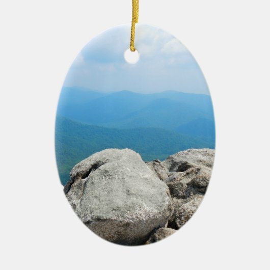 Old Rag Mountain Keramisch Ornament (Voorkant)