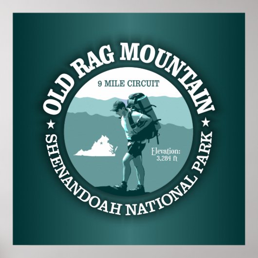Old Rag Mountain (rd) Poster (Voorkant)