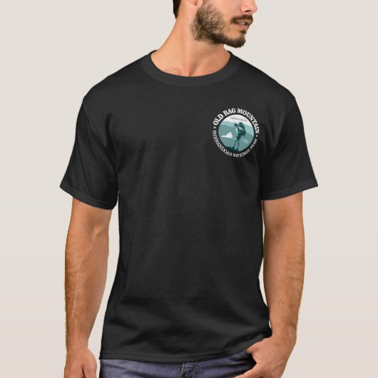 Old Rag Mountain (rd) T-shirt (Voorkant)