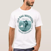Old Rag Mountain (rd) T-shirt (Voorkant)