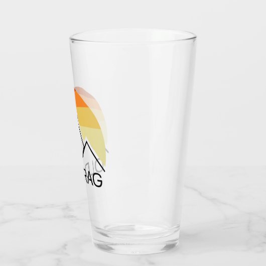 Old Rag Mountain Retro Glas (Links)