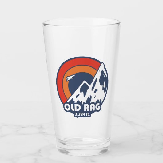Old Rag Mountain Sun Eagle Glas (Voorkant)