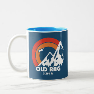 Old Rag Mountain Sun Eagle Tweekleurige Koffiemok