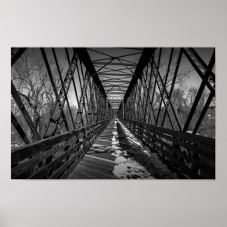 Old Railroad Bridge Poster