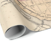 Old Reading PA Map (1877) Pennsylvania Pre Cadeaupapier (Rol Hoek)