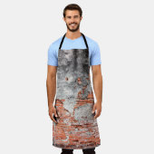 Old red brick wall rough of old temple in Ayutthay Schort (Gedragen)