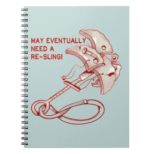 Old Rock klimmen cam grappig Notitieboek (Voorkant)