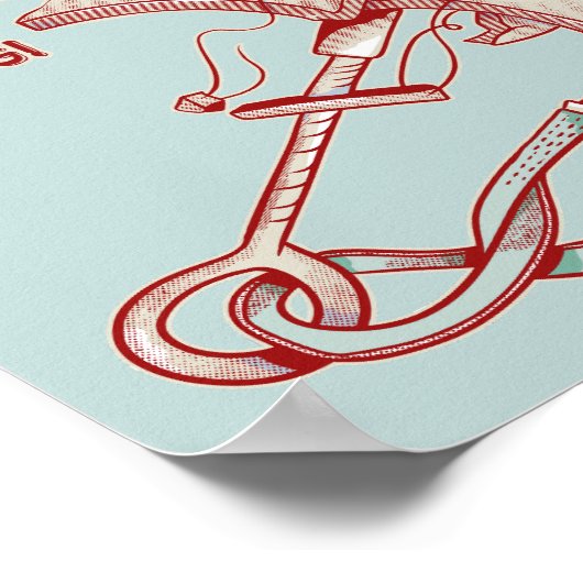 Old Rock klimmen cam grappig Poster (Hoek)