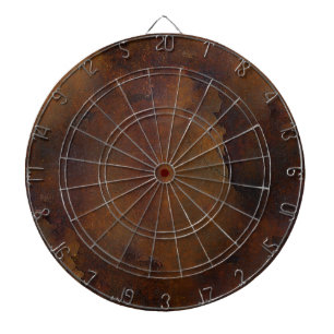 Old Rusted Kijk Dart Board Dartbord