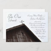 Old Rustic Barn Weathervane Kaart (Voorkant / Achterkant)