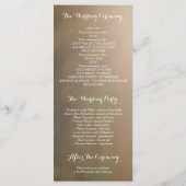 Old Rustic Tree Heart Wedding Programma's (Achterkant)