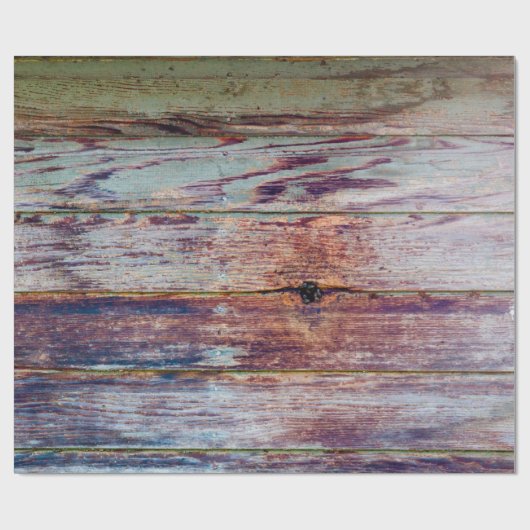 Old, rustic wood wall of an abandoned buildingweat cadeaupapier (Vlak)