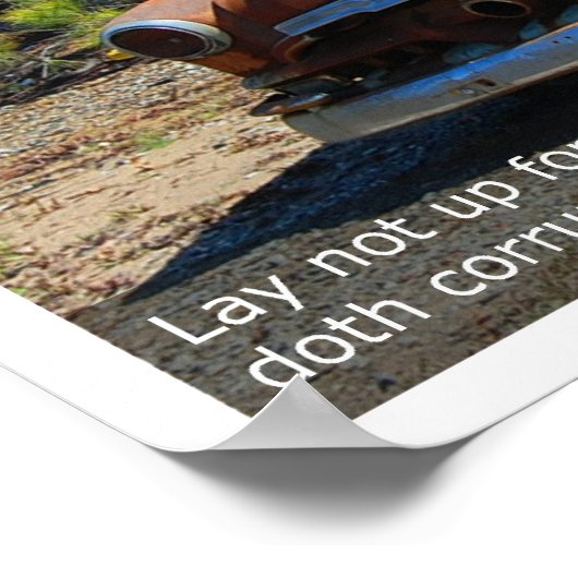 Old Rusty Car Poster (Hoek)