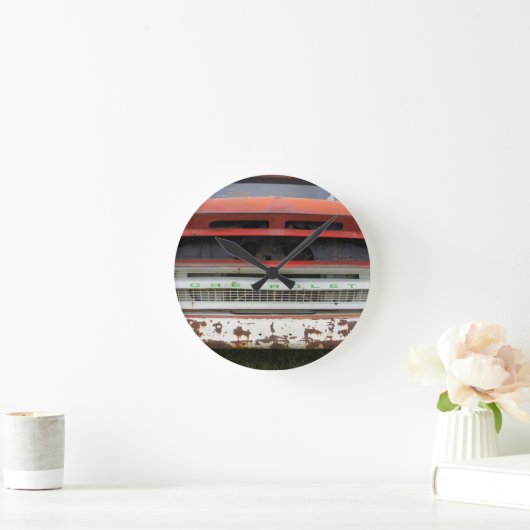 Old Rusty Ronde Klok (Huis)