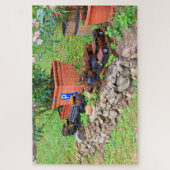 Old rusty toy trucks & cars, Austria Jigsaw Puzzle Legpuzzel (Verticaal)