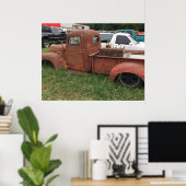 Old Rusty Truck Poster (Thuiskantoor)
