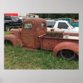 Old Rusty Truck Poster (Voorkant)