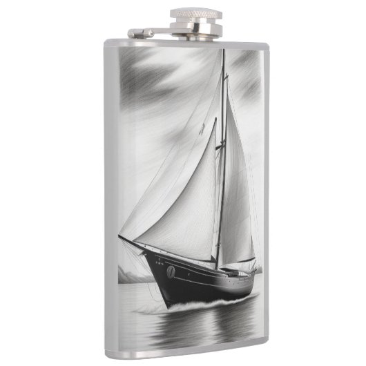 Old Sailboot Heupfles (Rechts)