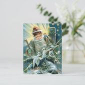 Old Saint Nicholas Feestdagenkaart (Staand voorkant)