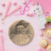  Old Saint Nick Papieren Bordje (Feest)