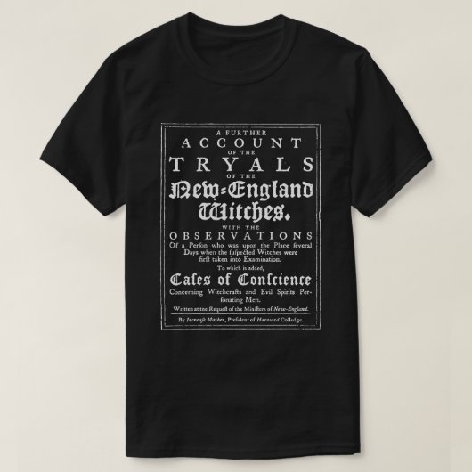 Old Salem Witch Trials T-Shirt (Design voorkant)